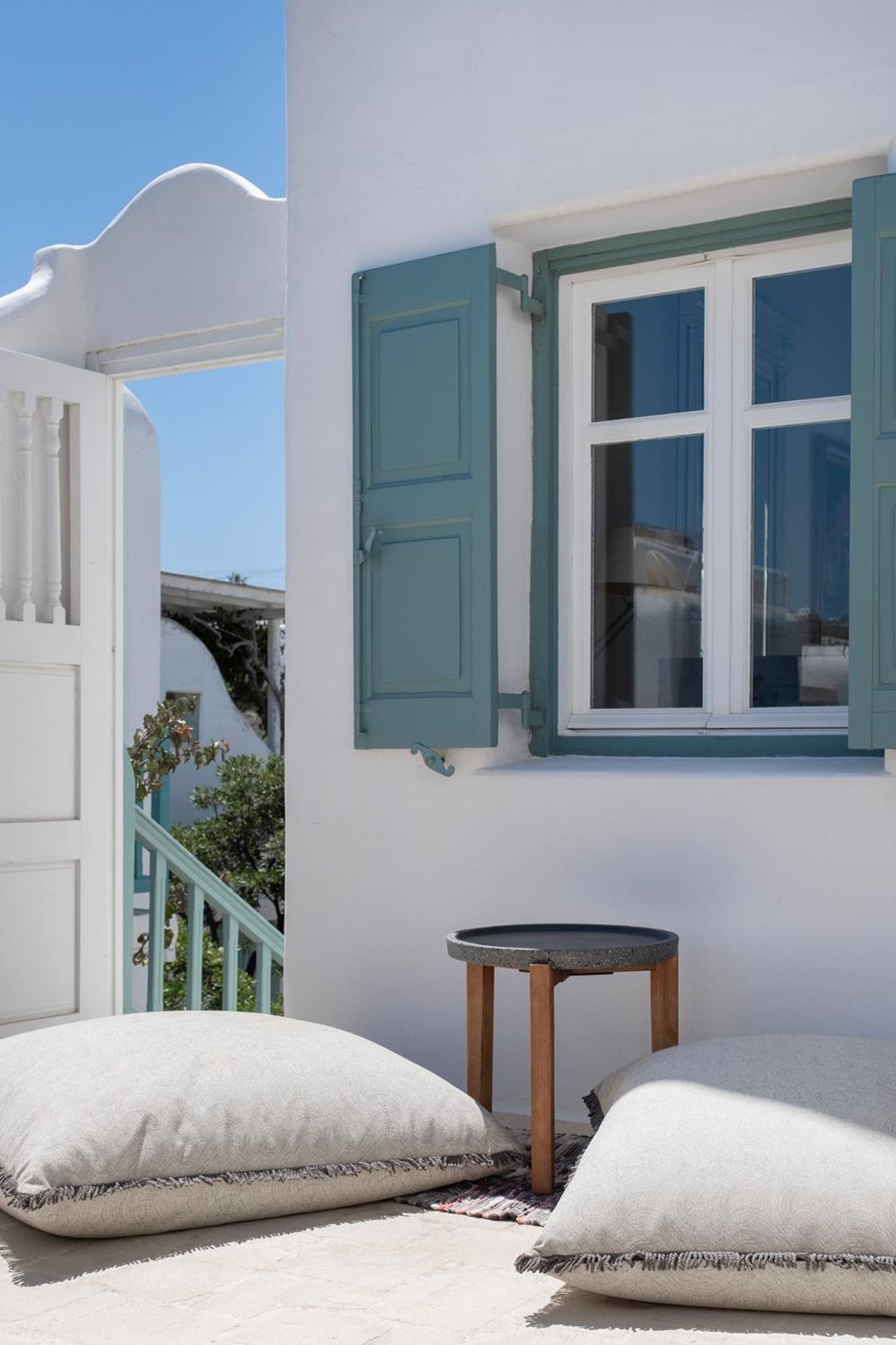 Mykonian Style W Shared Pool Houses & Nighttime Security Guard Орнос Екстериор снимка