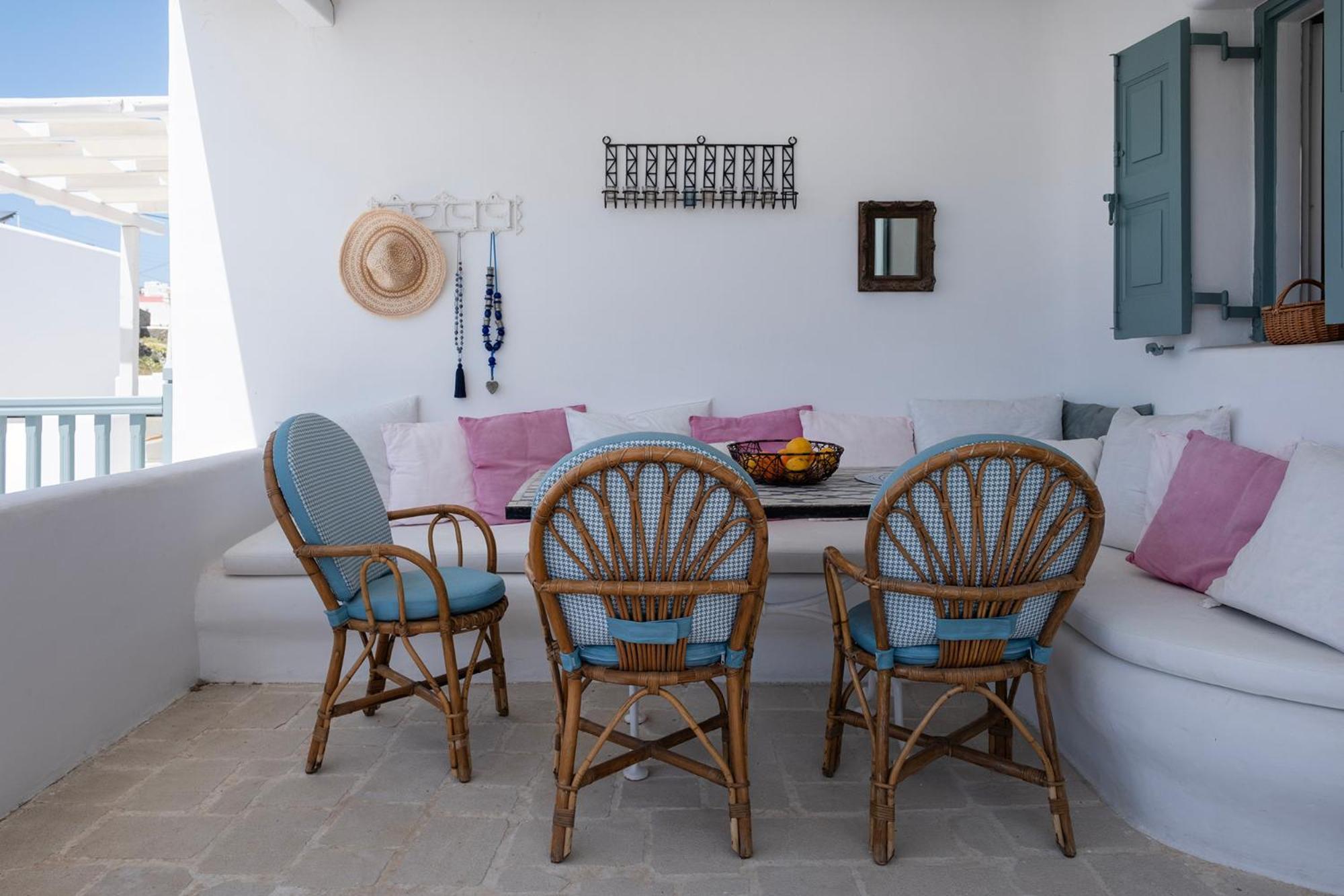 Mykonian Style W Shared Pool Houses & Nighttime Security Guard Орнос Екстериор снимка