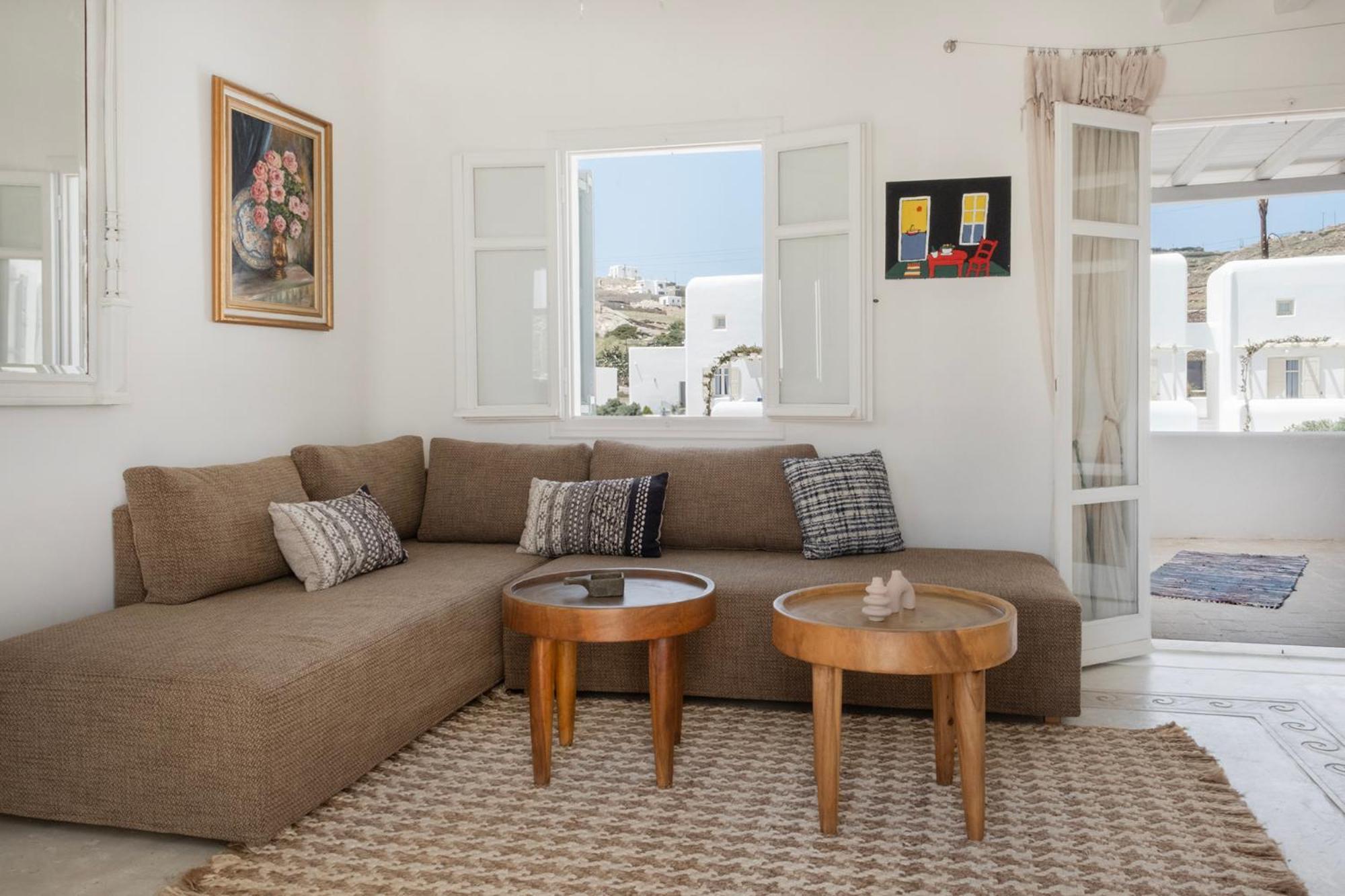 Mykonian Style W Shared Pool Houses & Nighttime Security Guard Орнос Екстериор снимка