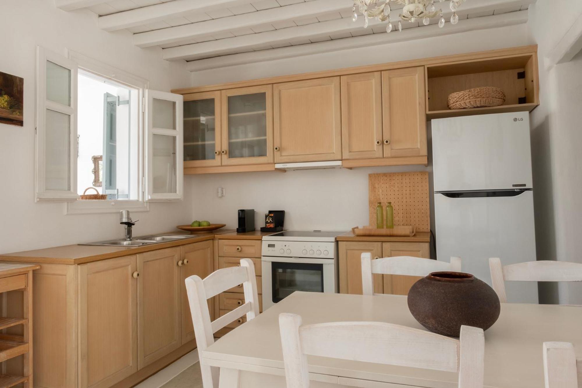 Mykonian Style W Shared Pool Houses & Nighttime Security Guard Орнос Екстериор снимка